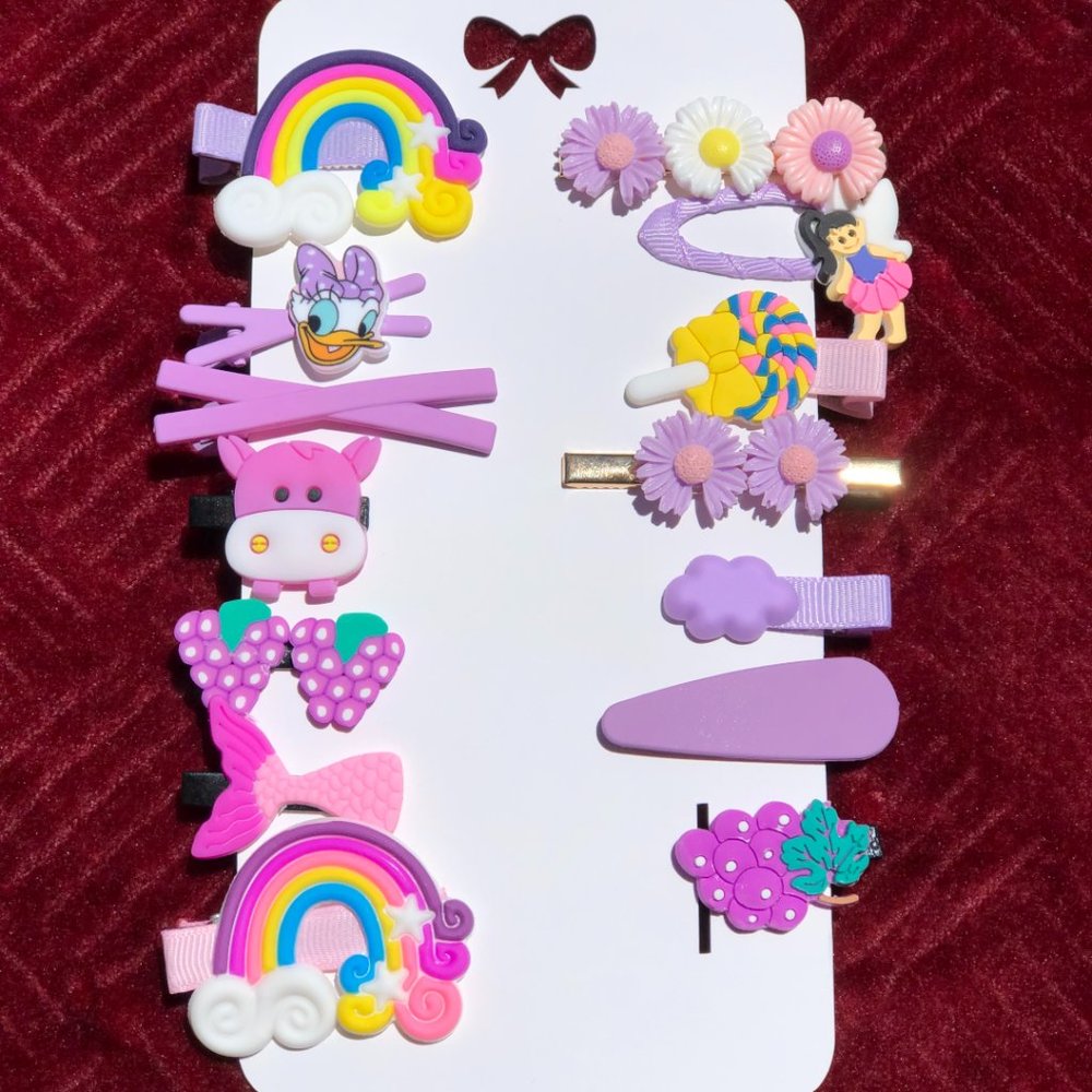 14pcs hair clips/ hair pins